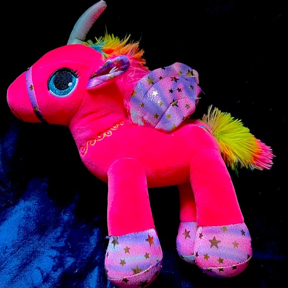 Plush pink unicorn - Picture 1 of 4